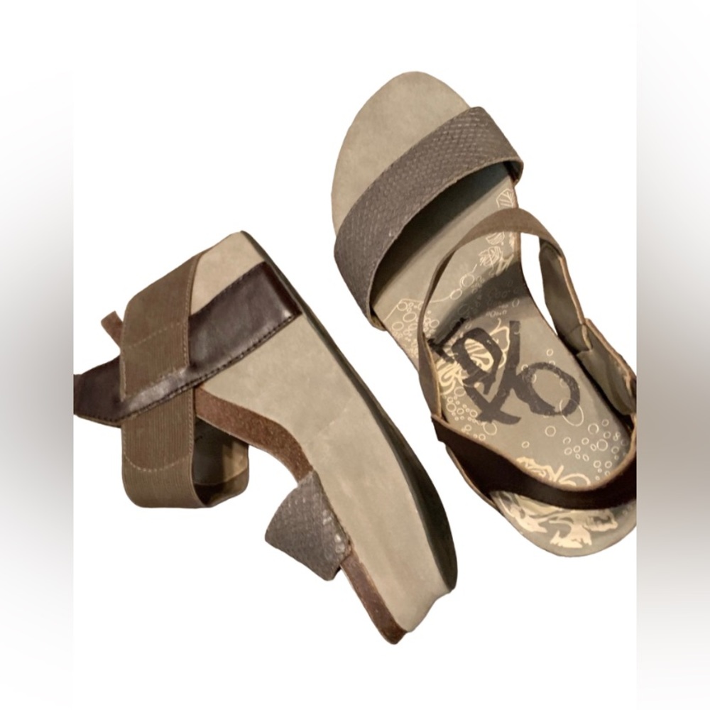 OTBT BRUSHNEL SUEDE Leather wedges shoes women’s size 6